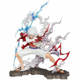 New style 28cm One Piece Figure Sun God Gear 5 Nika Luffy Action Figure GK Thunderbolt Monkey D Luffy Model PVC Collectible Toy - NTKSTORE
